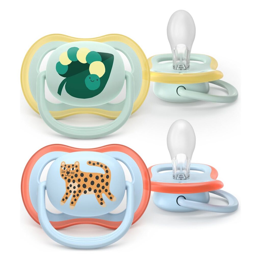 Philips Avent ultra air SCF087/02 – ortodontický dudlík 0–6 m, 2 ks