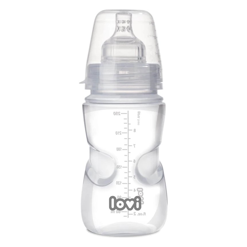 LOVI Medical+ – kojenecká láhev s dynamickou savičkou 250 ml, 3+ m