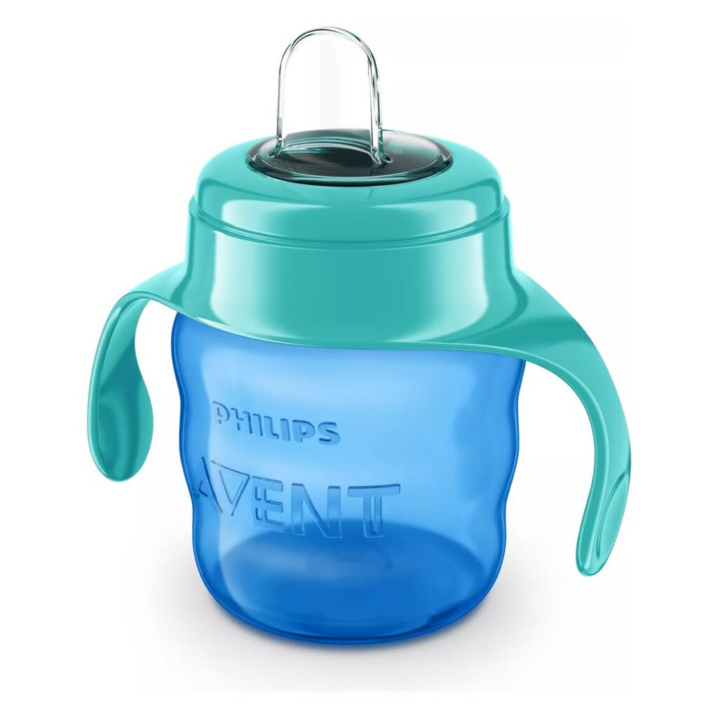 Philips Avent SCF551/05 – hrneček s hubičkou a držadly, 200 ml, 6 m+, modrý