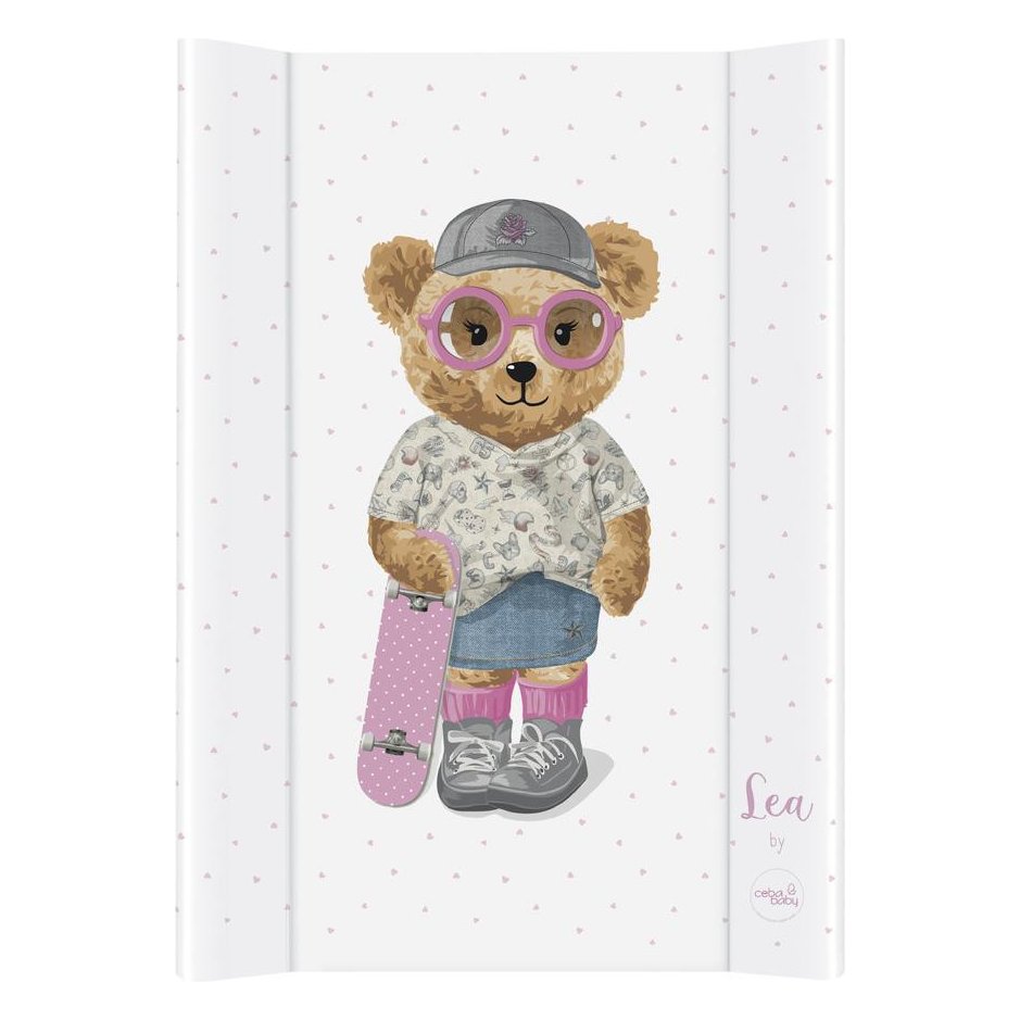 Ceba Baby Comfort přebalovací podložka 2-hranná s pevnou deskou 50 × 70 cm, Lea